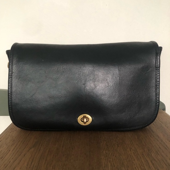 Coach | Vtg NYC convertible clutch pre 75 - Bonnie Cashin era leather crossbody - Picture 1 of 12